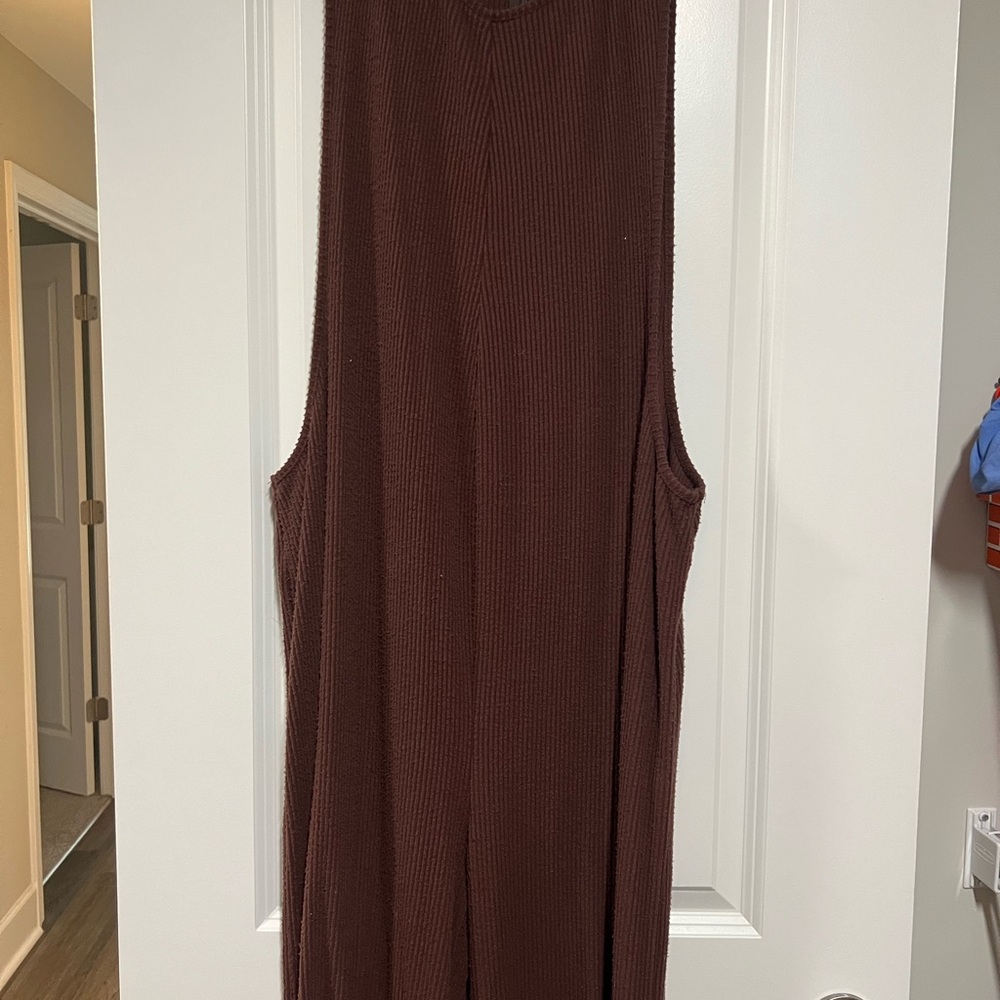 PrettyLittleThing Chocolate Brown Jumpsuit
